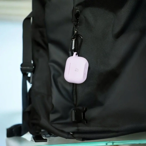 Opakowanie silikonowego etui Bizon Case, idealne na prezent dla miłośników słuchawek.