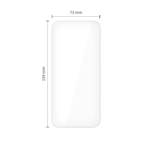 Zestaw dwóch sztuk szkła hartowanego Tech-Protect Glass Fit+ do iPhone 17 Pro Max.