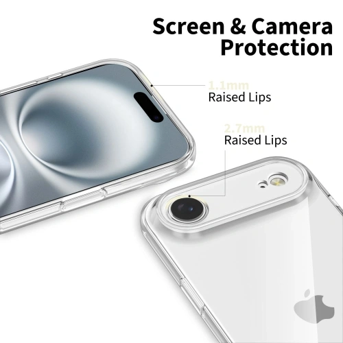Zbliżenie na etui Tech-Protect Flexair, ukazujące elastyczny materiał TPU.