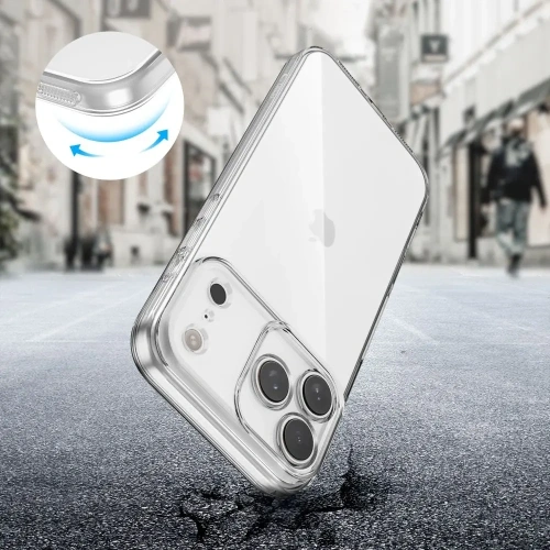 Etui Tech-Protect FlexAir zamontowane na telefonie Apple iPhone 17 Pro Max.