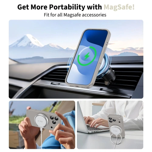 Etui Tech-Protect zamontowane na Apple iPhone 17 Pro Max, prezentujące elegancki wygląd.
