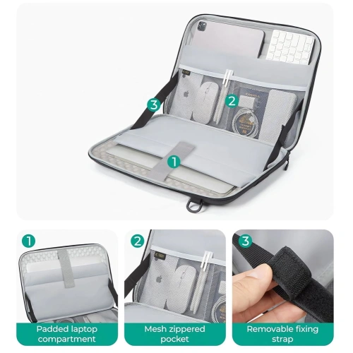 Etui Tech-Protect Ranger-x na tle biurka, stylowe akcesorium dla każdego laptopa