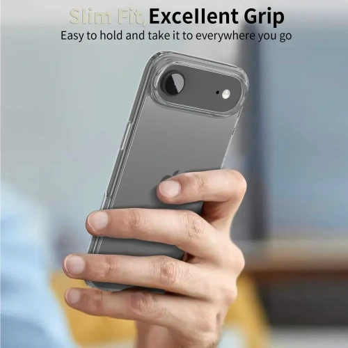 Etui Tech-Protect Flexair Hybrid zamontowane na Apple iPhone Air, prezentujące elegancki wygląd.