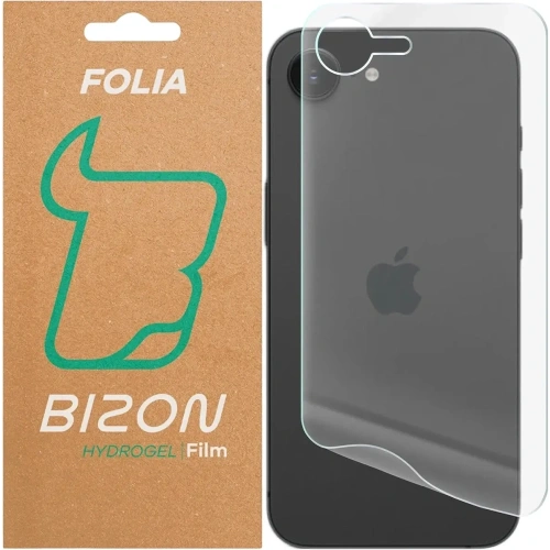 Folia hydrożelowa Bizon Glass Hydrogel na tył iPhone 16e, idealna do ochrony telefonu.