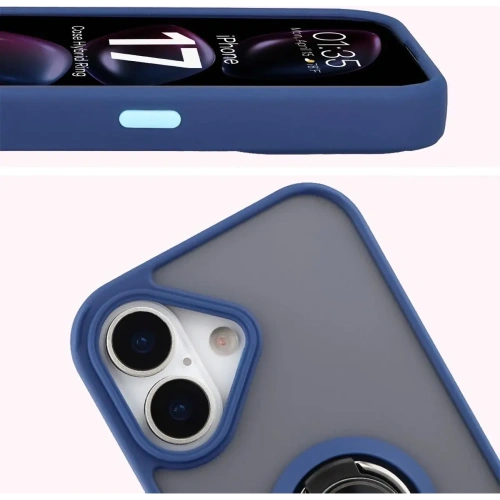 Etui Bizon Case Hybrid Ring z tyłu, pokazujące hybrydowy materiał