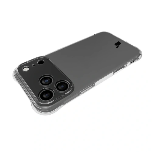 Etui Bizon Case Salpa zamontowane na iPhone 17 Pro Max, ukazujące dopasowanie.