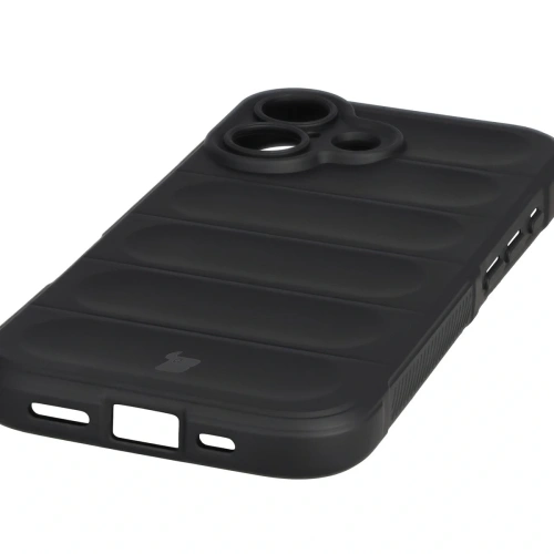 Widok z boku pancernego etui Bizon Case Tur na iPhone 17
