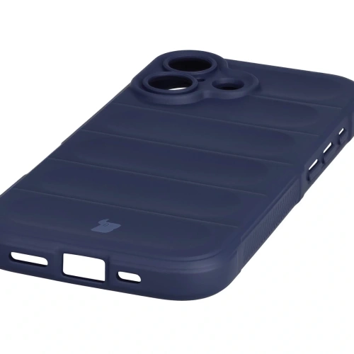 Granatowe etui Bizon Case Tur, stylowe i funkcjonalne dla iPhone 17
