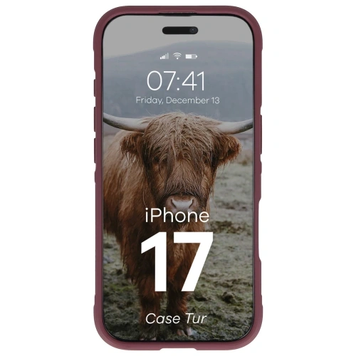 Etui Bizon Case Tur na stole, w naturalnym świetle, podkreślające jego kolor.