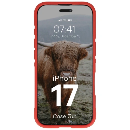 Widok etui Bizon Case Tur z boku, pokazujący wycięcia na porty
