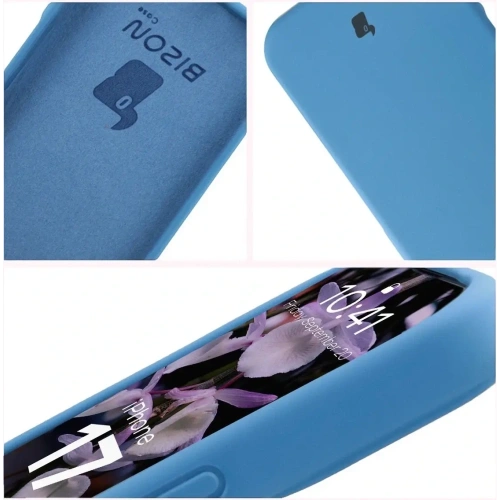 Widok etui Bizon Soft Case z boku, ukazujący precyzyjne wycięcia na porty.
