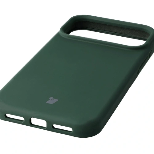 Zbliżenie na teksturę hybrydowego materiału etui Bizon Soft Case