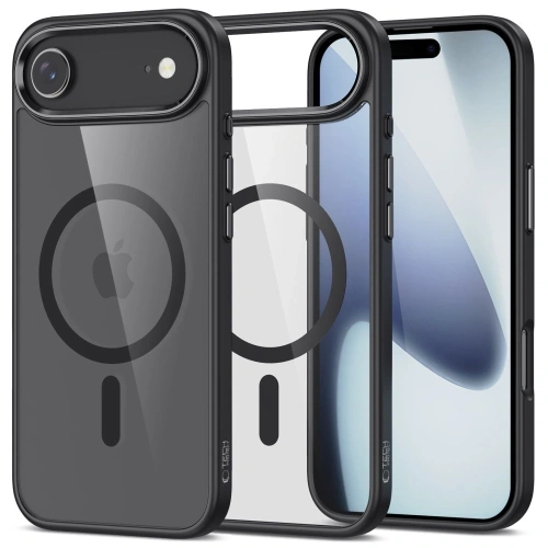 Etui Tech-Protect MagMat MagSafe w kolorze czarnym, idealnie dopasowane do Apple iPhone Air