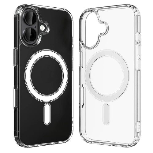 Etui Mercury Jelhard MagSafe do Apple iPhone 17 w przezroczystym kolorze, idealnie dopasowane i chroniące telefon.