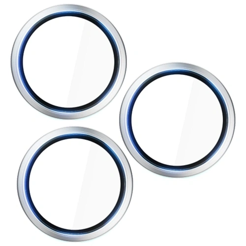 Szkło ochronne na aparat iPhone 17 Pro z bliska, pokazujące szczegóły