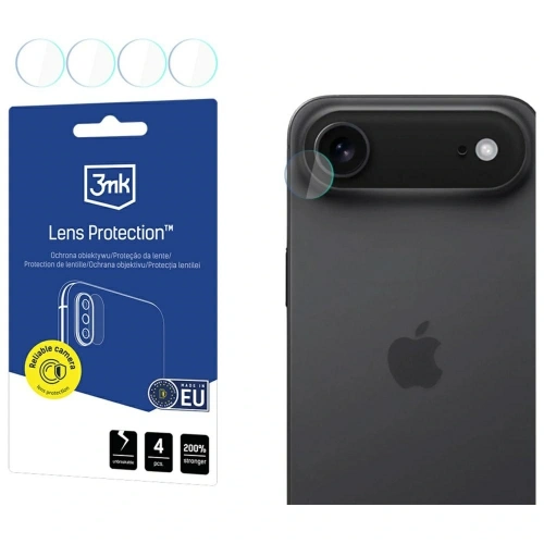 Ochrona na obiektyw aparatu 3MK Lens Protection do Apple iPhone Air, zestaw 4 sztuk, idealny do zabezpieczania obiektywu.