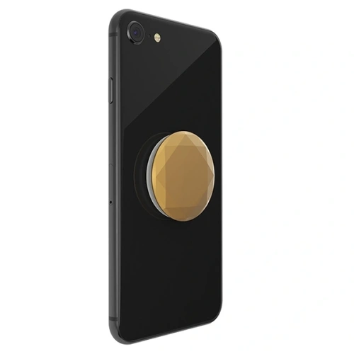 Uchwyt POPSOCKETS 2 w złotym kolorze, doskonały do trzymania telefonu w ręce.