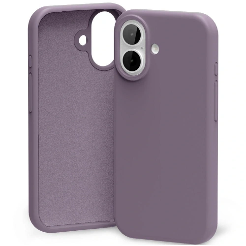 Etui Mercury Silicone w kolorze fioletowym, idealnie dopasowane do Apple iPhone 17, wykonane z wysokiej jakości silikonu.