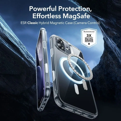 Hybrydowe etui Classic Hybrid MagSafe, idealne dla Apple iPhone 17.