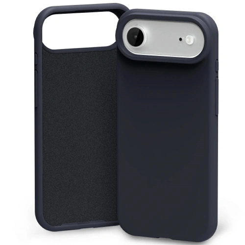 Etui Mercury Silicone w kolorze granatowym, idealnie dopasowane do Apple iPhone Air, wykonane z trwałego silikonu.