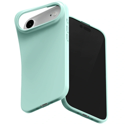 Etui Mercury Soft w kolorze miętowym, wykonane z materiału TPU, idealnie dopasowane do Apple iPhone Air.
