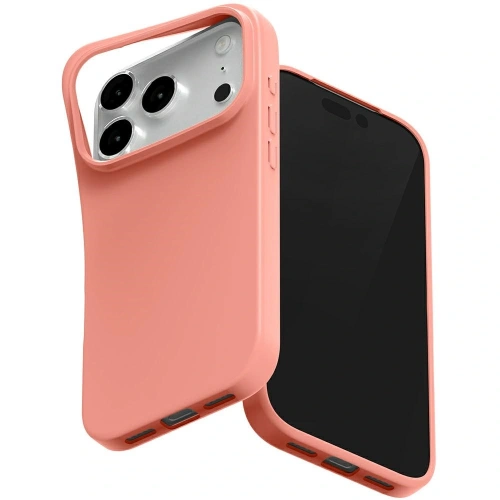 Etui Mercury Soft w różowym kolorze, idealnie dopasowane do Apple iPhone 17 Pro, wykonane z elastycznego materiału TPU.