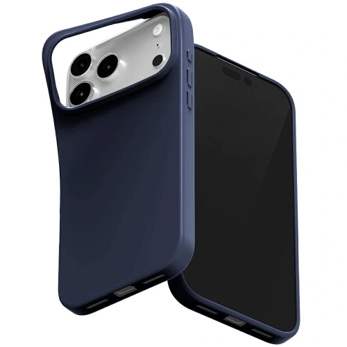 Etui Mercury Soft w kolorze niebieskim, idealnie dopasowane do Apple iPhone 17 Pro Max.
