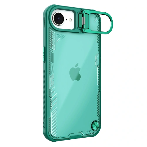Etui Nillkin Iceblade Prop w zielonym kolorze, idealne do Apple iPhone 16e