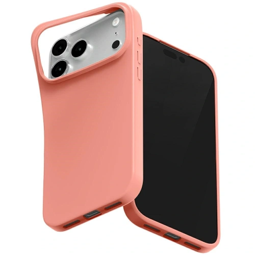 Etui Mercury Soft w kolorze różowym, idealne do Apple iPhone 17 Pro Max, wykonane z elastycznego materiału TPU.