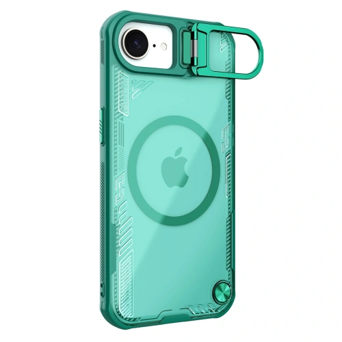 Etui Nillkin Iceblade Prop Magnetic w zielonym kolorze na tle białym