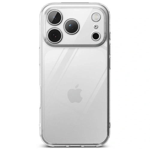 Etui Ringke Fusion zamontowane na Apple iPhone 17 Pro Max, prezentujące jego elegancki wygląd.