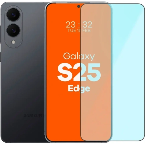 Szkło ochronne Bizon Smart Glass do Samsung Galaxy S25 Edge, idealnie dopasowane do ekranu.