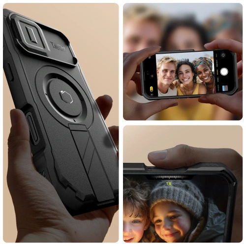Etui z podstawką Tech-Protect Kevlar, idealne do oglądania filmów