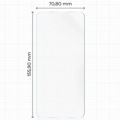 Zestaw folii hydrożelowej Bizon Glass do Samsung Galaxy A25 5G, idealnie dopasowany do ekranu.
