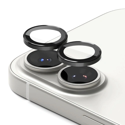 Zestaw dwóch nakładek Ringke Camera Frame Protector, idealnych do iPhone 17.