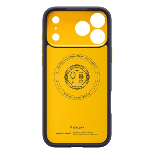 Etui Spigen Nano Pop MagMagSafe z logo marki na telefonie Apple iPhone 17 Pro