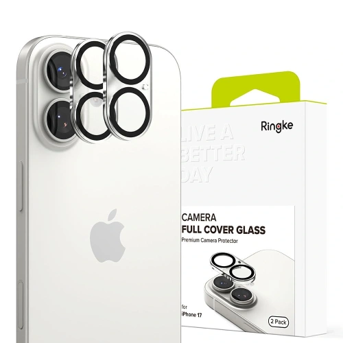 Osłona aparatu Ringke Camera Full Cover w kolorze czarnym dla Apple iPhone 17