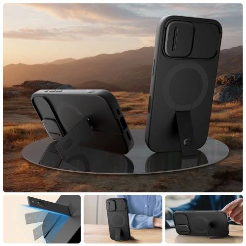 Detale wycięć na porty w etui Tech-Protect Kevlar Aura MagSafe.