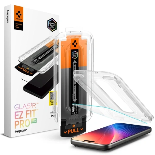 Szkło hartowane Spigen Glas.tr ez Fit Pro do Apple iPhone 16 Pro Max w opakowaniu