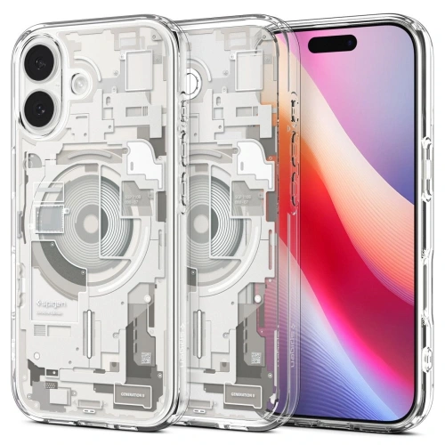 Etui Spigen Ultra Hybrid Mag MagSafe w kolorze tytanowym, idealnie dopasowane do Apple iPhone 17