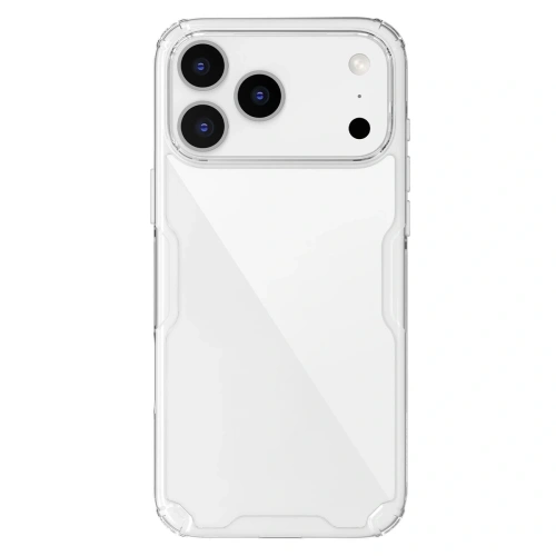 Etui Nillkin Nature TPU Pro w przezroczystym kolorze, idealnie dopasowane do iPhone 17 Pro Max.