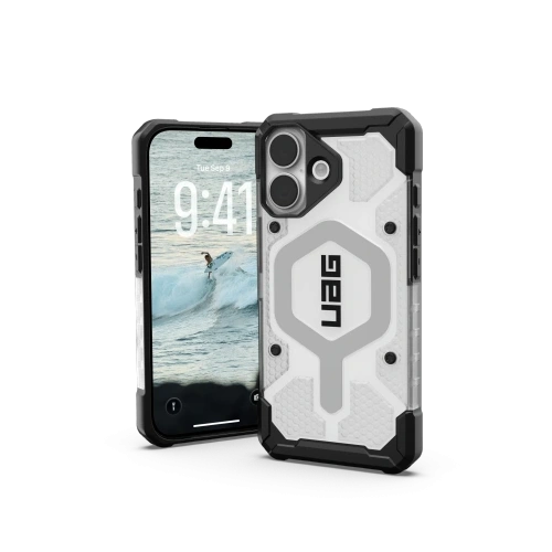 Etui UAG Pathfinder Clear MagSafe w kolorze półprzezroczystym, idealne do iPhone 17.