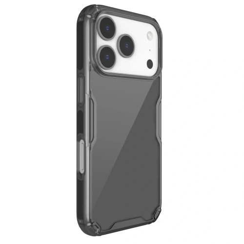 Zbliżenie na materiał hybrydowy etui Nillkin, zapewniające ochronę telefonu.