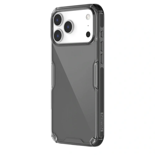 Zbliżenie na materiał hybrydowy etui Nillkin Nature, zapewniające ochronę telefonu.