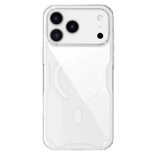 Etui Nillkin Nature TPU Pro Magnetic MagSafe w przezroczystym kolorze, idealne do iPhone 17 Pro Max.