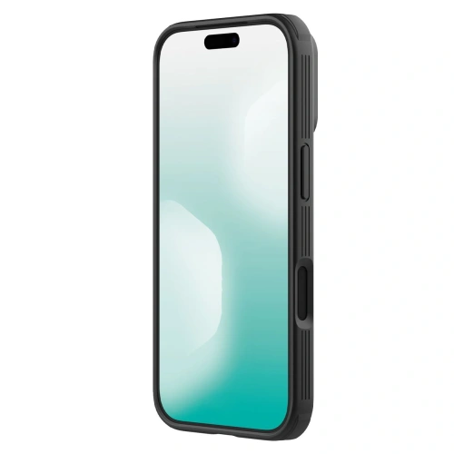 Etui Nillkin w użyciu, chroniące iPhone 17 Pro przed uszkodzeniami.