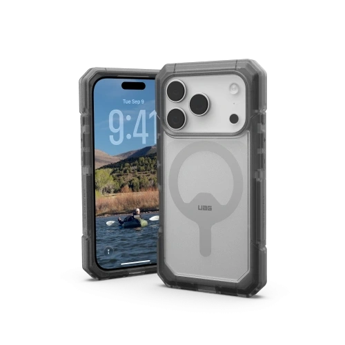 Etui UAG Urban Armor Gear Trooper MagSafe w półprzezroczystym kolorze, idealne dla iPhone 17 Pro.