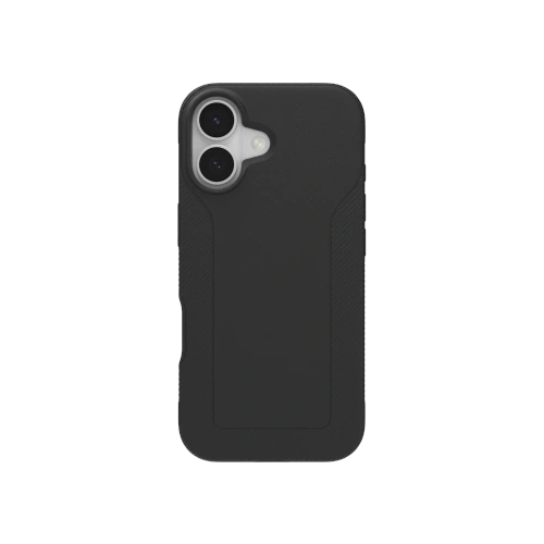 Zbliżenie na hybrydowy materiał etui ZAGG Luxe Snap, zapewniający trwałość i elegancję.