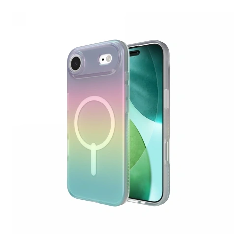 Etui ZAGG Milan Snap w kolorze opalizującym, idealnie dopasowane do Apple iPhone Air MagSafe.