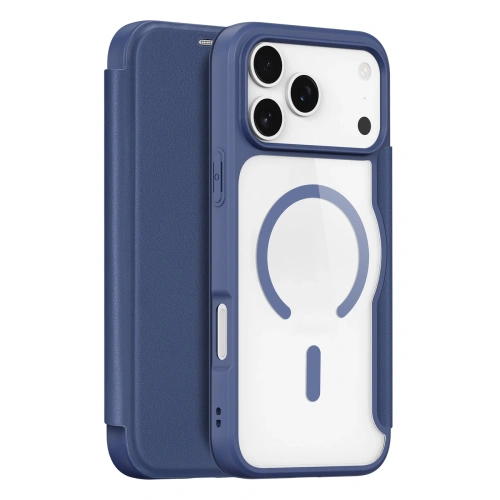Etui z klapką Dux Ducis Skin X Pro w niebieskim kolorze, idealne do iPhone 17 Pro